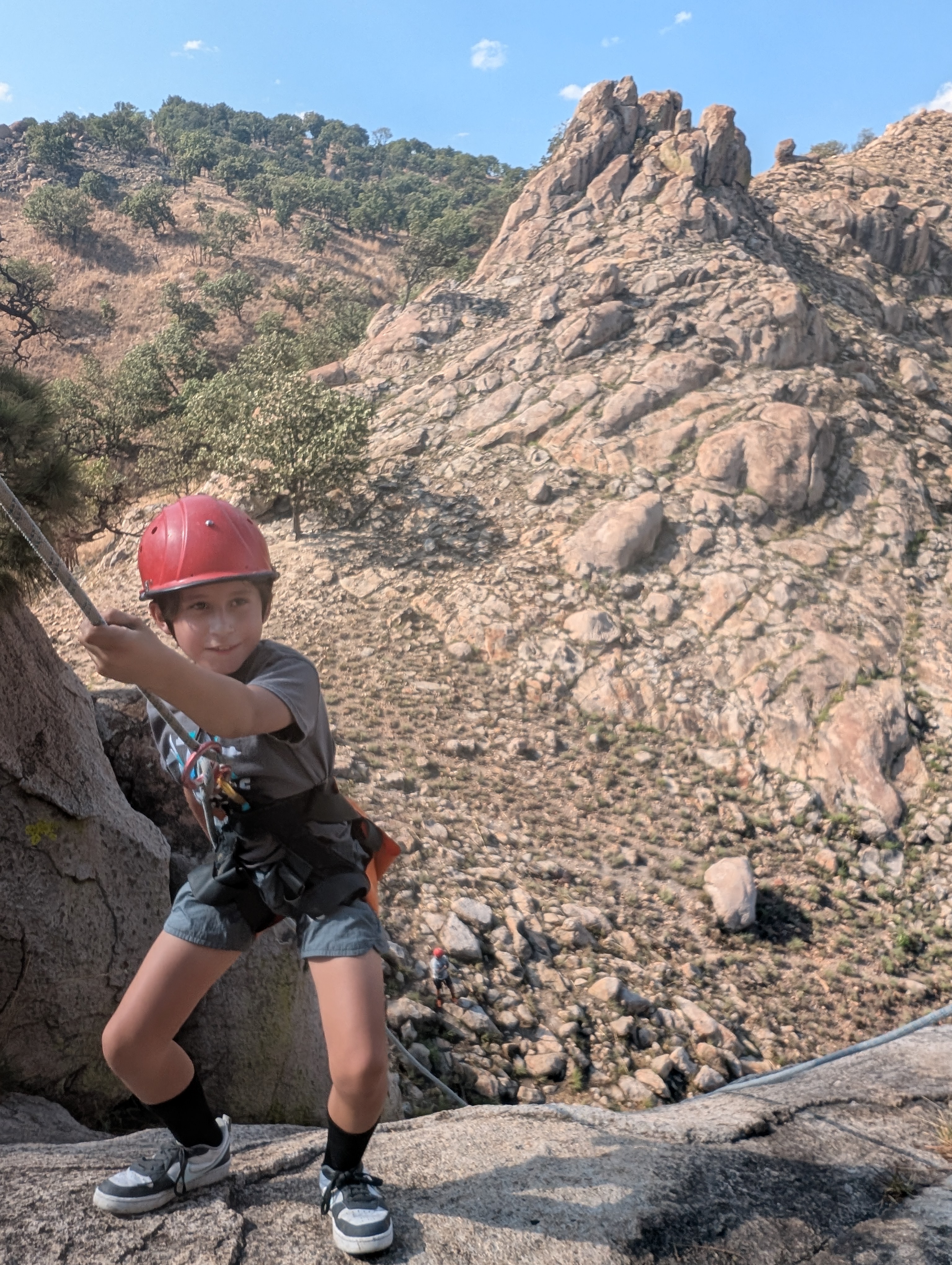 Descenso en roca